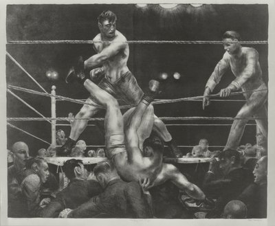 Dempsey et Firpo - George Wesley Bellows