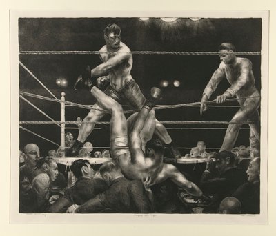 Dempsey et Firpo - George Wesley Bellows