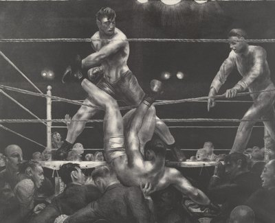 Dempsey et Firpo - George Wesley Bellows