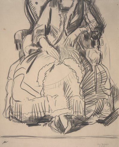 Emma en robe violette - George Wesley Bellows