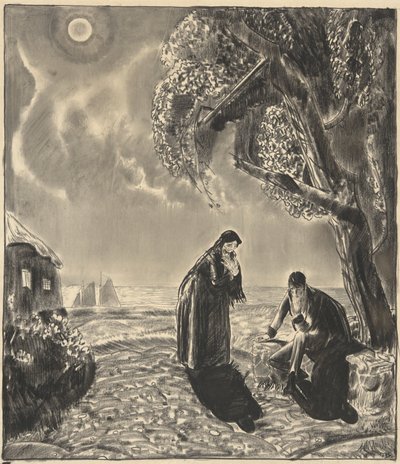 Figures au clair de lune - George Wesley Bellows