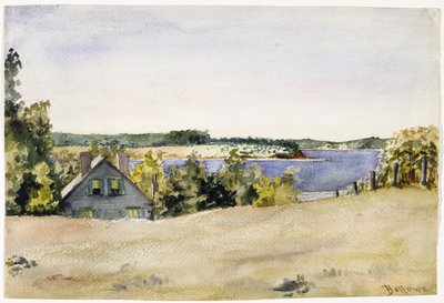 Gardiners Bay depuis Sag Harbor, 1899 - George Wesley Bellows