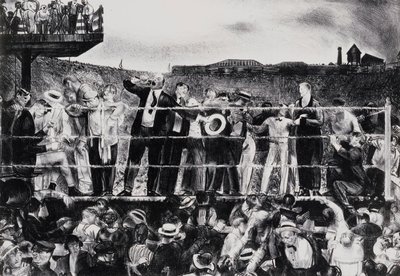 Présentation de Georges Carpentier, 1921 - George Wesley Bellows