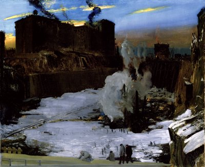 Excavation de la gare de Pennsylvanie - George Wesley Bellows