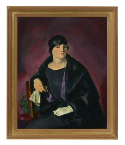 Portrait de Mme Walter Richter (huile sur toile) - George Wesley Bellows