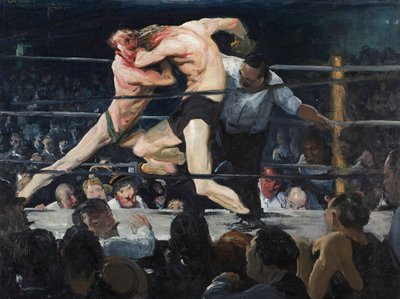 Combat de boxe chez Sharkey, 1909 - George Wesley Bellows