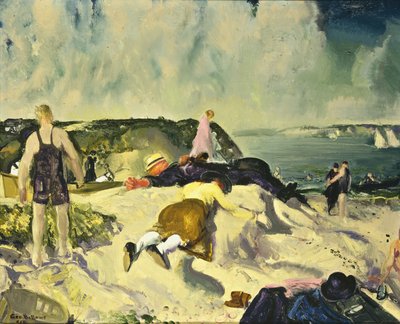 La plage, Newport, vers 1919 - George Wesley Bellows