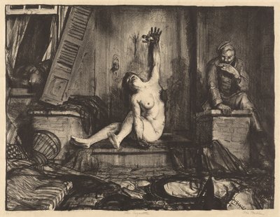 La Cigarette, 1918 - George Wesley Bellows