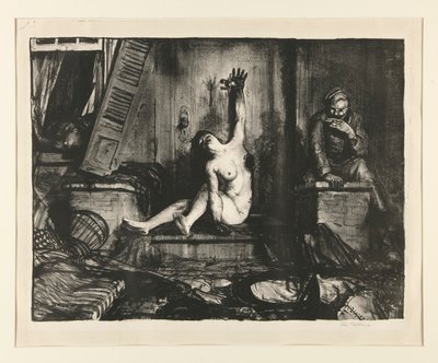 La Cigarette de la série de guerre - George Wesley Bellows