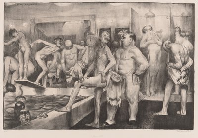 La douche, 1917 - George Wesley Bellows