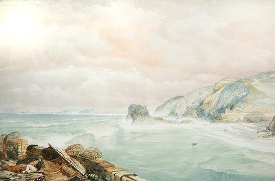 St. Agnes Head, Cornouailles, c.1855 - George Whitaker