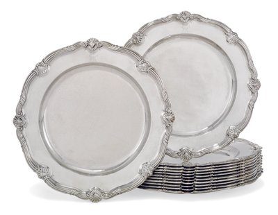 Assiettes de dîner, Le Service Leinster - George Wickes