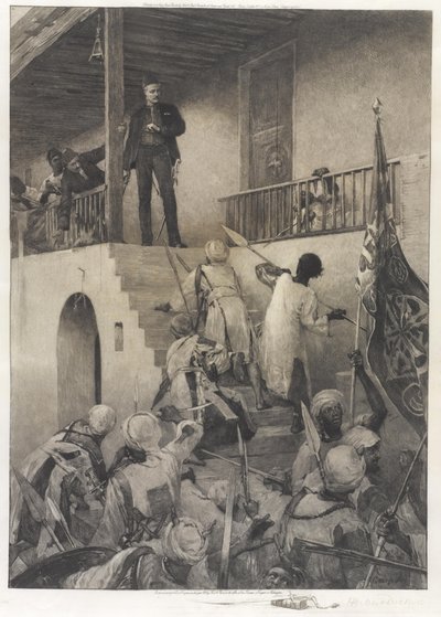 La mort du général Gordon aux mains des partisans du Mahdi, 26 janvier 1885 - George William Joy