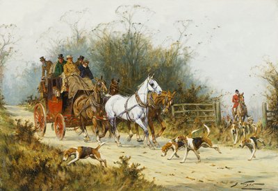 Halte pour la chasse - George Wright