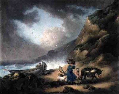 Pêcheurs, gravé par James Ward, publié par J.R. Smith - George after Morland