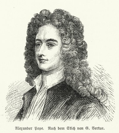 Alexander Pope, poète anglais - George after Vertue