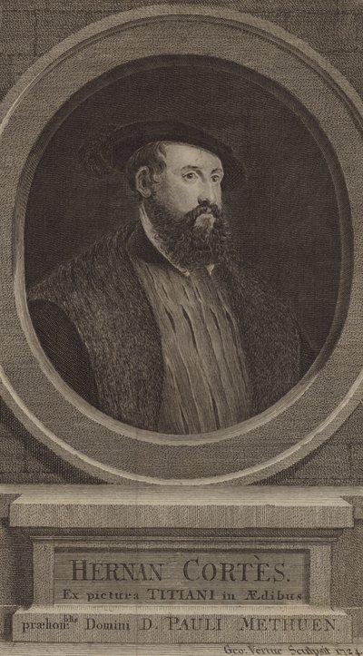 Hernan Cortes, conquistador espagnol - George after Vertue