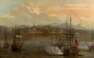 Peinture du Fort St George à Madras, Inde, en 1731 - George and Scott Samuel (1710 72) Lambert
