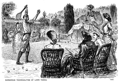 Les technicités barbares du tennis sur gazon, 1882-1891 - George du Maurier