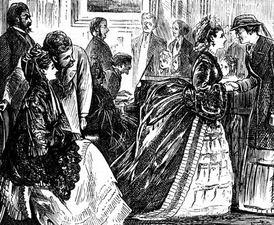 Réunion sociale de la haute société anglaise - George du Maurier