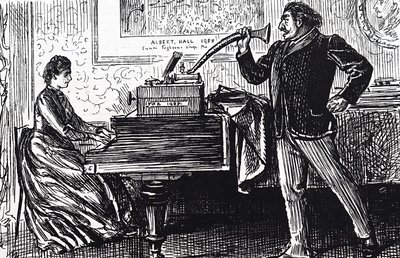 Le phonographe - George du Maurier