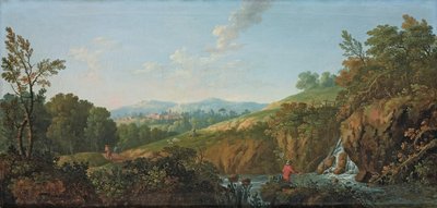 Paysage fluvial boisé - George the Elder Barret