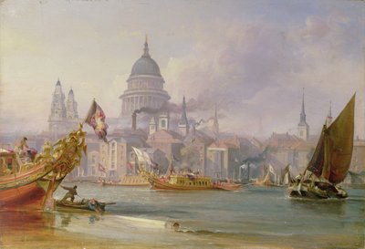 Vue de Saint-Paul depuis la Tamise - George the Elder Chambers
