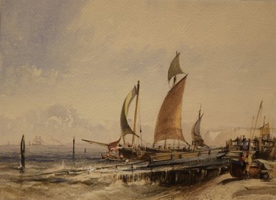 Scène côtière, vers 1830 - George the Elder Chambers