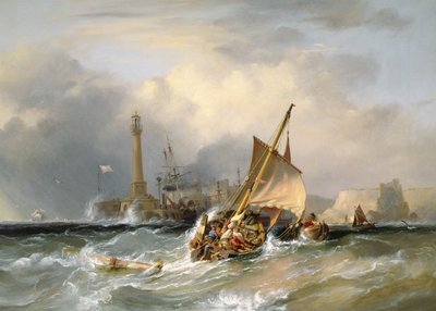 Lugger entrant à Margate - George the Elder Chambers