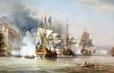 La capture de Porto Bello le 21 novembre - George the Elder Chambers
