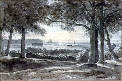 Scène de rivière - George the Younger Barret
