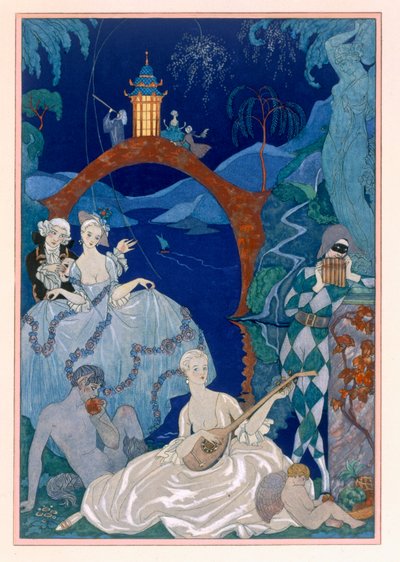 Bal sous la lune bleue, illustration pour 