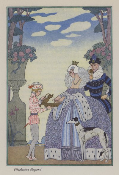 La Romance du Parfum : Angleterre élisabéthaine - Georges (after) Barbier