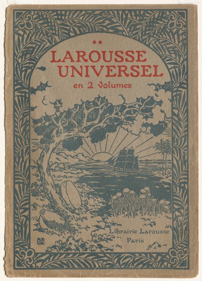 Larousse Universel: Couverture Le Larousse Universel - Georges Auriol