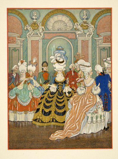 Scène de bal, illustration de 