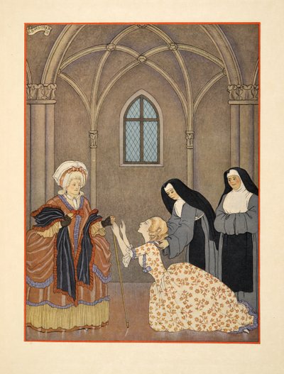 Cécile retournée au couvent, Illustration de 