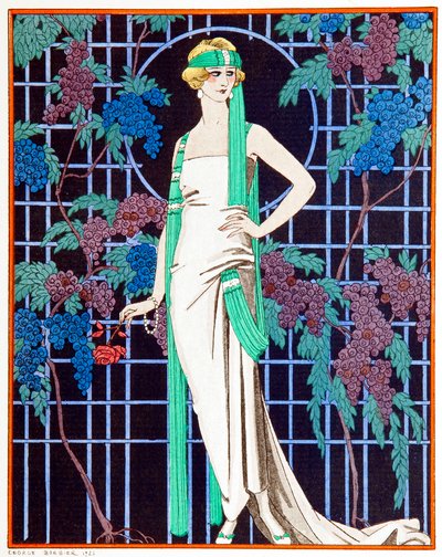 Des Roses Dans La Nuit - Georges Barbier