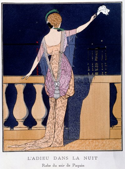 Adieu dans la nuit - Georges Barbier