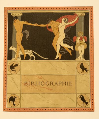 Illustration des Chansons de Bilitis, par Pierre Louÿs, pub. 1922 - Georges Barbier