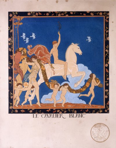 Le Cavalier Blanc - Georges Barbier