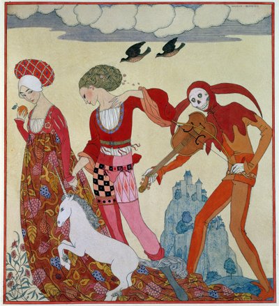 Amour, désir et mort - Georges Barbier