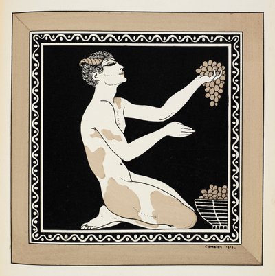 Nijinsky en faune dans le ballet L