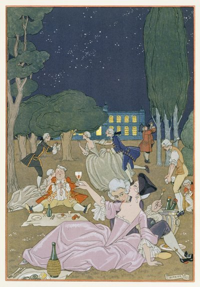 Sur la pelouse, illustration pour 