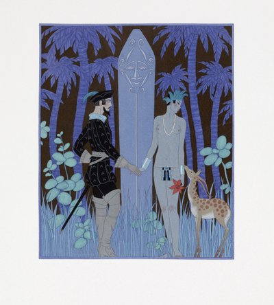 Pocahontas, Princesse - Georges Barbier