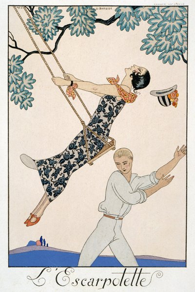 La Balançoire - Georges Barbier