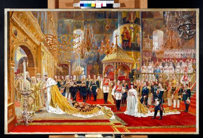 Couronnement du tsar Alexandre III de Russie et de l