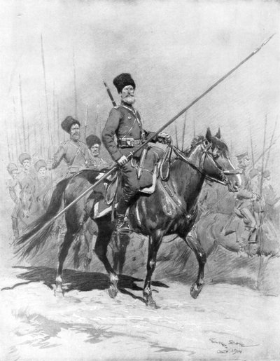 Cavalerie cosaque, 1914, 1926 - Georges Bertin Scott