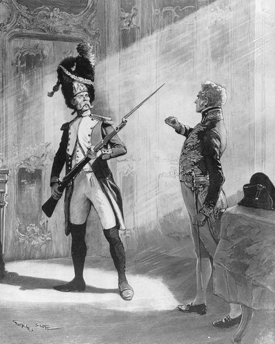 Flambeau et Klemens von Metternich, illustration pour la pièce "L