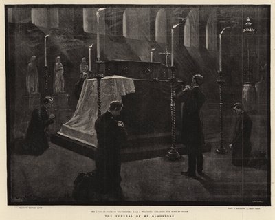 Les funérailles de M. Gladstone - Georges Bertin Scott