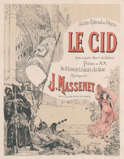 Affiche pour la première de l